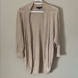 Banana Republic Lightweight Beige Open-Front Dolman Sleeve Layering Cardigan Med